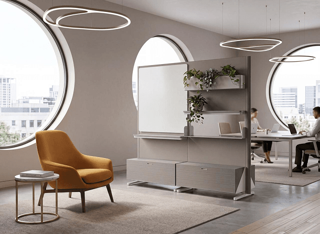 Conference rooms and break areas