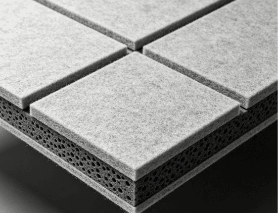 Solid Acoustic Partitions