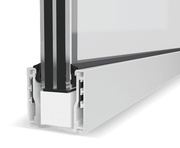 Narrow-Profile Fire-Rated Mullion